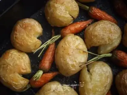 Make Scorched potatoes step 7