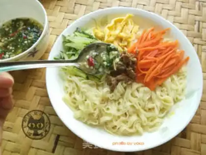 Make Thai sour noodles step 6