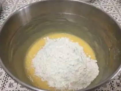 Make A pound cake of clot nuts step 6