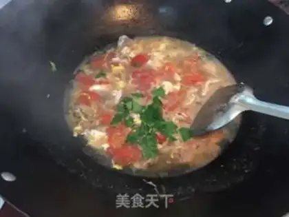 Make Tomato skinny egg soup step 5