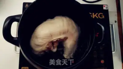 Make Piggy belly chicken step 4
