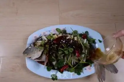 Make Secret-made oiled carp step 4