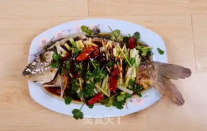 Make Secret-made oiled carp step 6