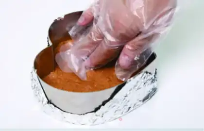 Make Fresh walnut yogurt mousse step 1