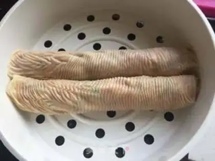 Make Bean-skin porridge step 7