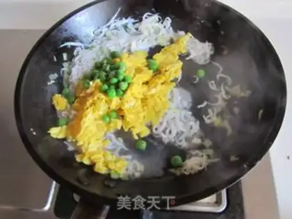 Make Silver fish fried eggs step 8