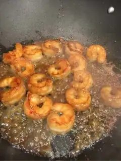 Make Shrimp green noodles step 3