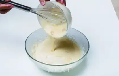 Make Fresh walnut yogurt mousse step 4