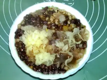 Make The red bean bean is silvery step 4