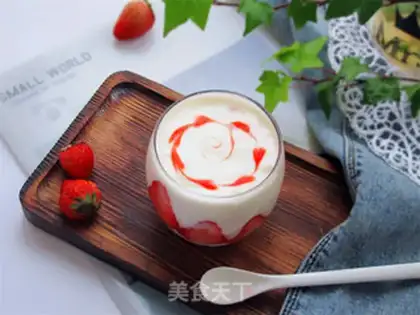Make Strawberry yogurt step 6