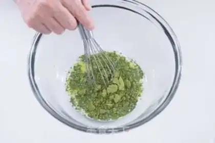Make Tea and cream step 1