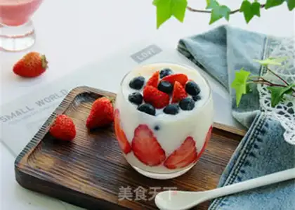 Make Strawberry yogurt step 8