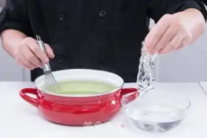Make Tea and cream step 3