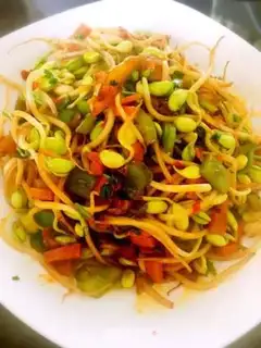 Make Blasted bean sprouts step 6