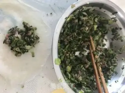 Make Spring rolls step 5