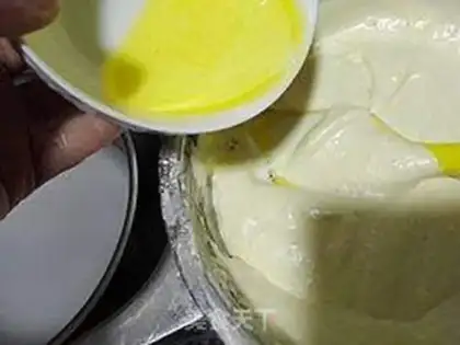 Make Pineapple flip cake step 16