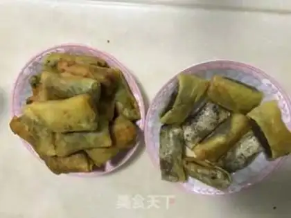 Make Spring rolls step 11