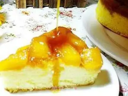 Make Pineapple flip cake step 21