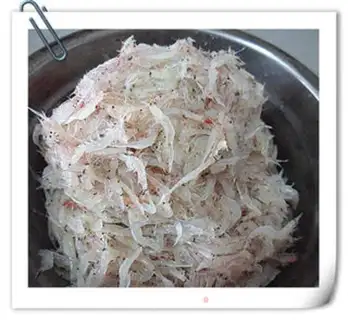 Make # Smelt-shrimp cake # step 1