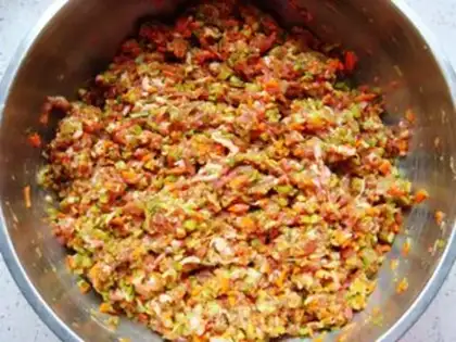 Make Celery pork buns step 9