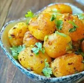 Make Garlic potatoes step 7