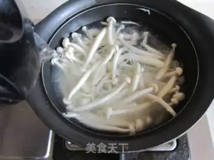 Make Silver fish mushroom egg soup step 5