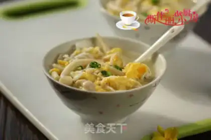 Make Silver fish mushroom egg soup step 8