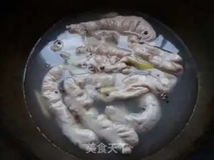 Make Crysy-skin intestines step 1