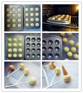 Make Pinocchio lollipop cake step 1