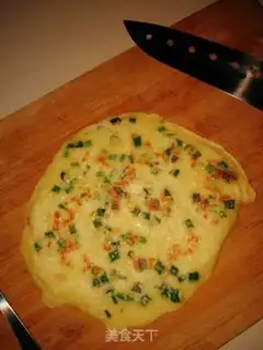 Make Onion egg rolls step 3