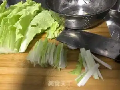 Make Cabbage with mushrooms step 0