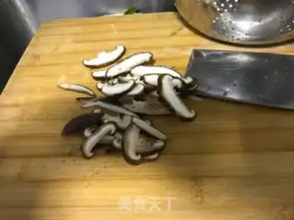 Make Cabbage with mushrooms step 1