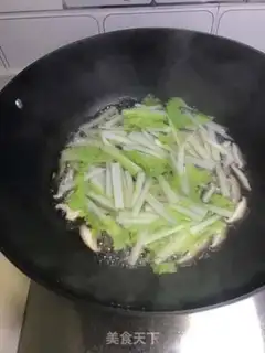Make Cabbage with mushrooms step 2