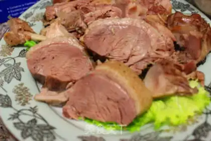 Make Homemade salt duck step 9