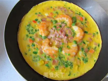 Make Shrimp omelet step 9