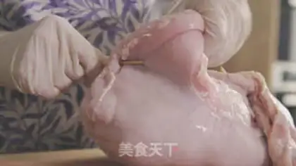 Make Pepper pig belly chicken step 7