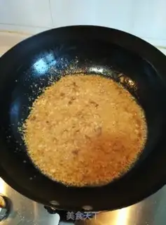 Make Meat and egg sauce and tofu step 4