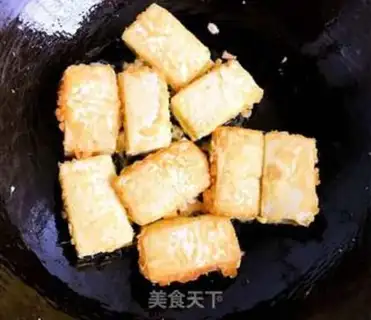 Make Fried tofu box step 6