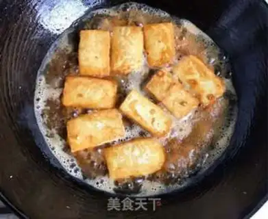 Make Fried tofu box step 8