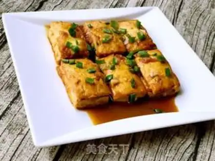 Make Fried tofu box step 10