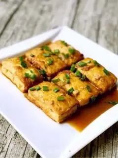 Make Fried tofu box step 11