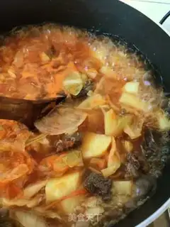 Make Russian red soup step 1