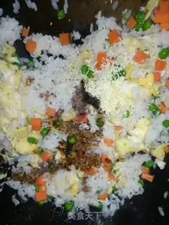 Make Soy sauce, fried rice step 5