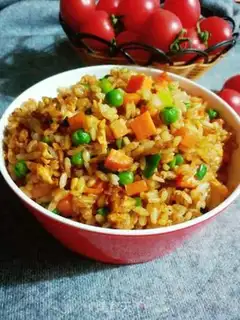 Make Soy sauce, fried rice step 8