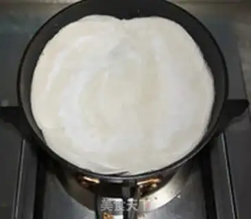 Make Black pepper ham grab cake step 0