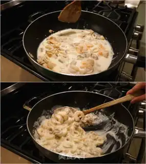 Make Cheese and seafood step 7
