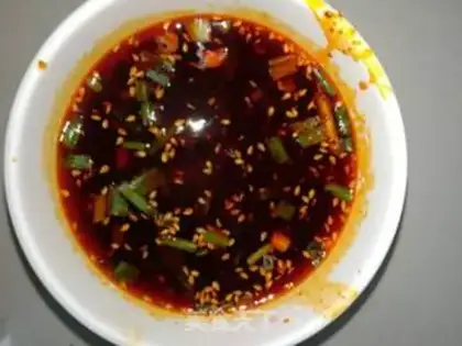 Make Spicy chicken silk step 7