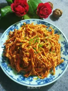 Make Spicy chicken silk step 10