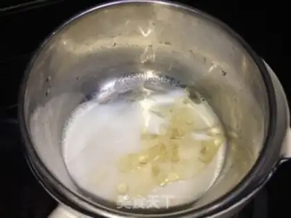 Make Rose milk mousse step 10