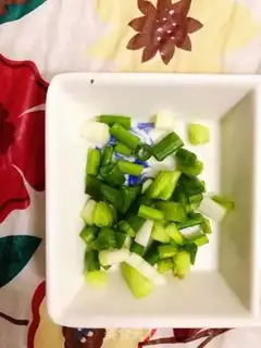 Make Onion eggs and potatoes step 1